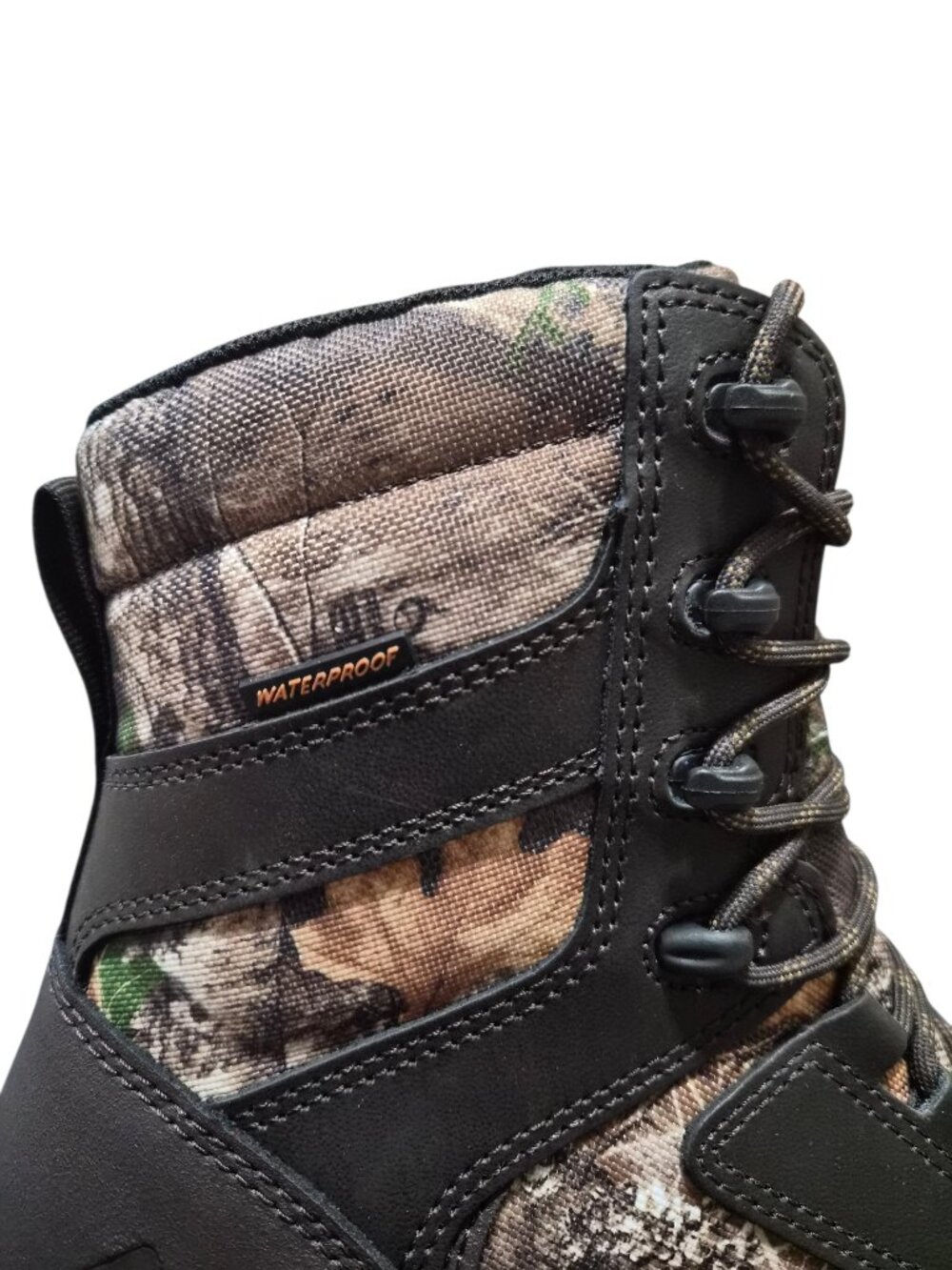 Ozark Trail Men's Hiking Hunting Boots 8" Size 9.5 Mossy Oak Camo 3M Thinsulate - Picture 2 of 8